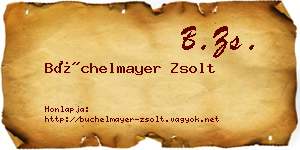 Büchelmayer Zsolt névjegykártya